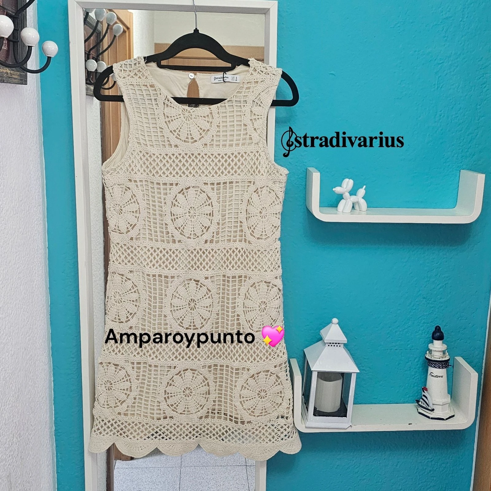 Vestido crochet talla S